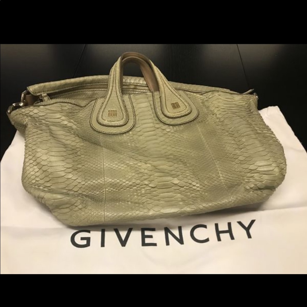 Givenchy Snakeskin Medium "Nightingale" Bag